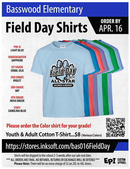 Field Day shirts